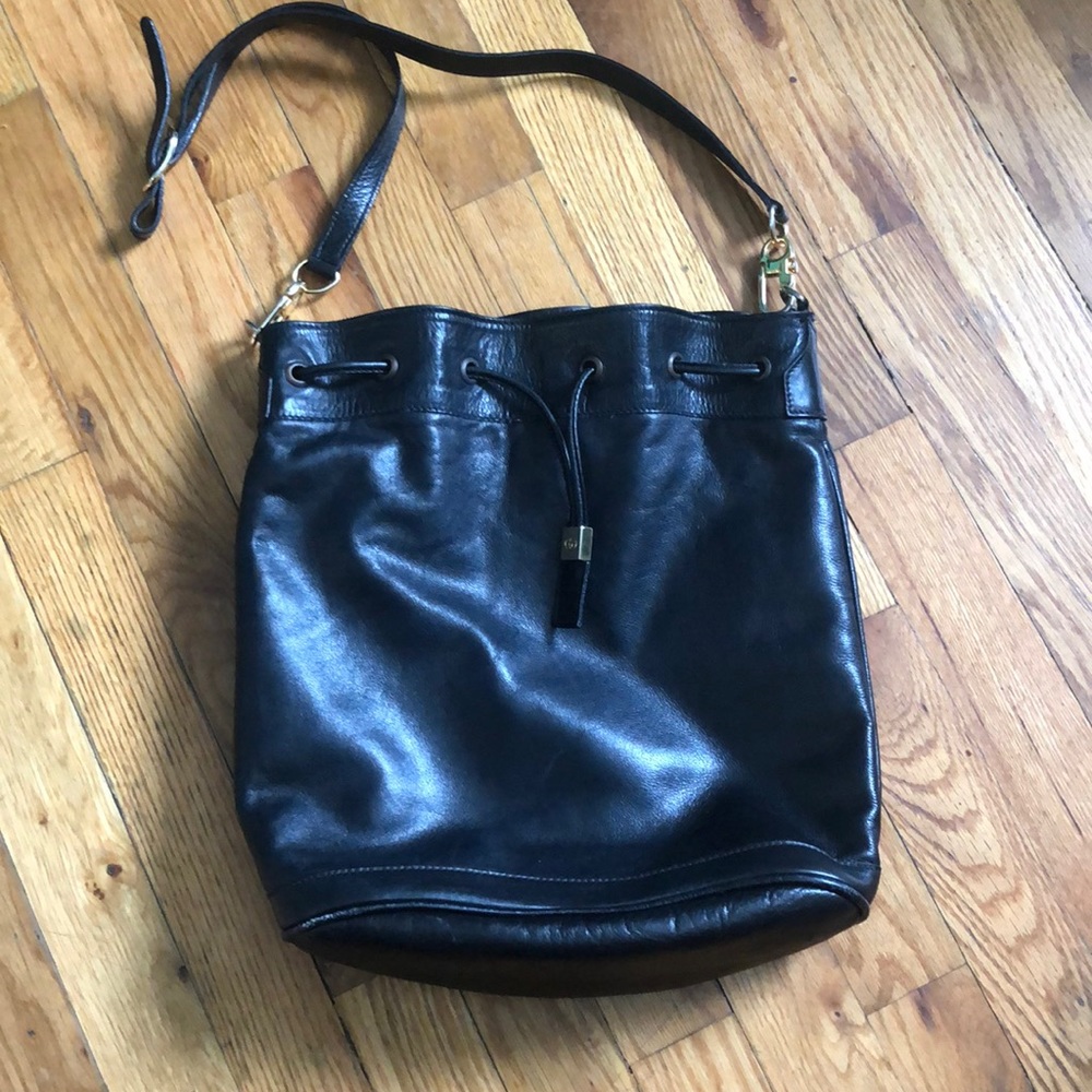 Vintage black Gucci hobo